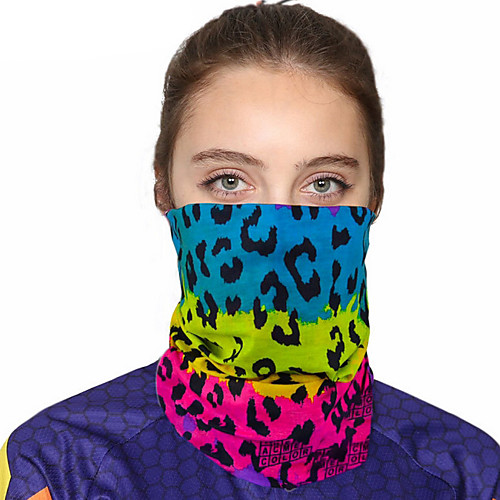 

Women's Bandana Balaclava Neck Gaiter Neck Tube UV Resistant Quick Dry Lightweight Materials Cycling Polyester for Men's Women's Adults / Pollution Protection / Floral Botanical Sunscreen / High Breat