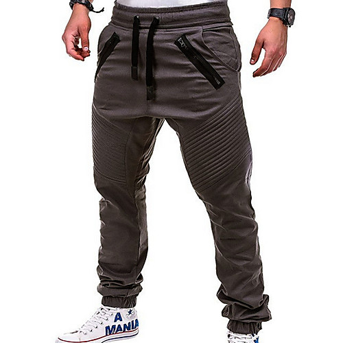 

Men's Basic Loose Jogger Pants Solid Colored White Black Khaki US34 / UK34 / EU42 US36 / UK36 / EU44 US38 / UK38 / EU46