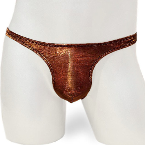 

Men's Basic G-string Underwear - Normal Low Waist Purple Blue Brown One-Size