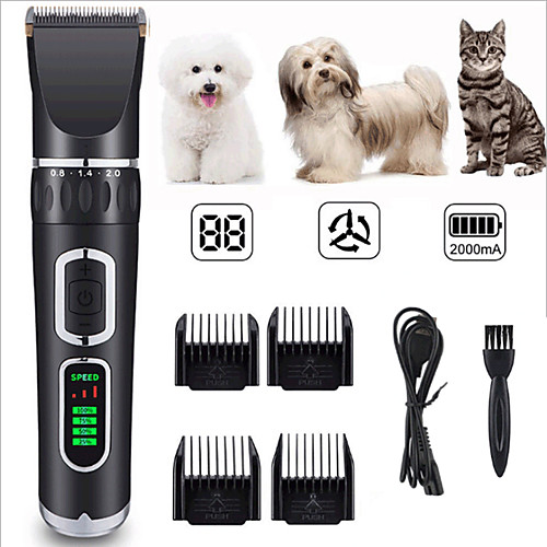 

Dog Grooming Grooming Clippers Plastic Clipper & Trimmer Portable Washable Travel Pet Grooming Supplies Black Gold Silver