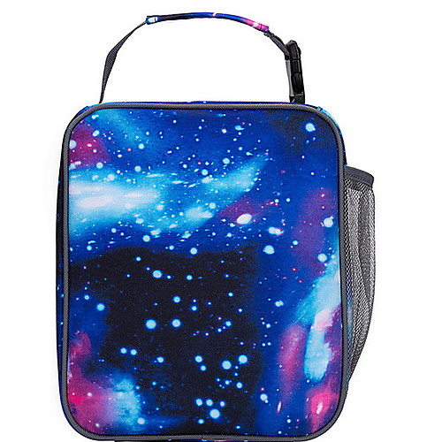 

Oxford Cloth Pattern / Print / Zipper Lunch Bag Daily Dark Blue