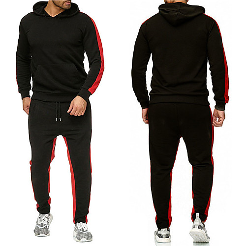 

Men's Activewear Set Solid Colored Hooded Sports & Outdoors / Basic Slim White Black Red Yellow Gray US32 / UK32 / EU40 US34 / UK34 / EU42 US36 / UK36 / EU44 US38 / UK38 / EU46 US40 / UK40 / EU48