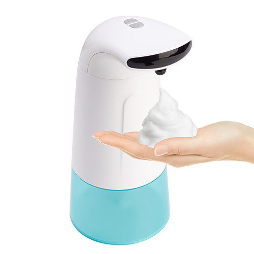 

250ml Soap Dispenser Automatic Induction Free Pressing Infrared Sensing Intelligent Soap Dispenser for Kitchen Bathroom Batteries Not Included