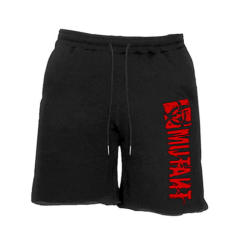 

Men's Sporty Loose Cotton Shorts Pants - Print Red Yellow Army Green US32 / UK32 / EU40 / US34 / UK34 / EU42 / US36 / UK36 / EU44