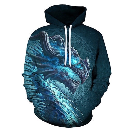 

Men's Hoodie Cartoon 3D Character 3D Print Casual Hoodies Sweatshirts Rainbow