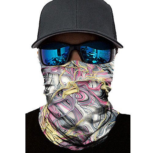 

Neck Gaiter Pollution Protection Quick Dry Ultraviolet Resistant Rainbow Balaclavas Bandana for Adults' Road Cycling Hiking Cycling
