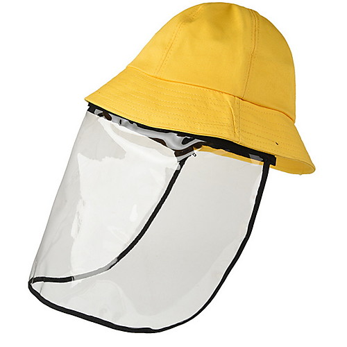 

Women's Basic Polyester Full-face Protective Hat /Summer Outdoor Gardening / Foldable / Beach / Sunscreen Sun Hat Big Brim Cap