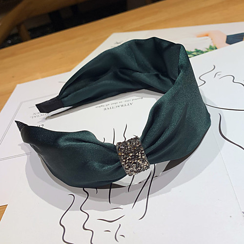 

Double Layer Cloth Hair Accessory with Crystals / Rhinestones 1 Piece Casual / Daily Wear Headpiece