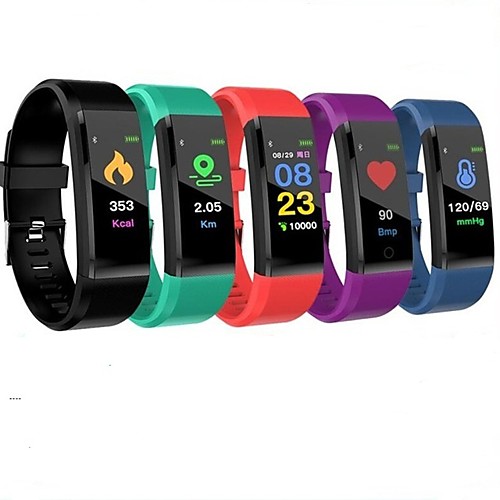 

ID115 PLUS Smart Wristband Bluetooth Fitness Tracker Support Notify/ Heart Rate Monitor Waterproof Sports Smartwatch Compitable Samsung/ Iphone/ Android Phones