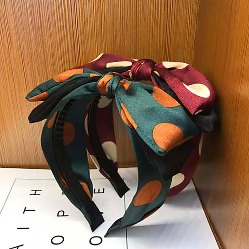 

Double Layer Cloth Hair Accessory with Flower 1 Piece Casual / Daily Wear Headpiece