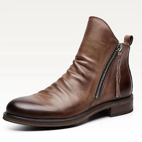 

Men's PU Fall & Winter Sporty Boots Purple / Brown / Black