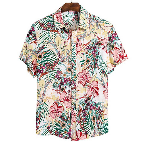 

Men's Geometric Shirt Sports Blushing Pink / Short Sleeve
