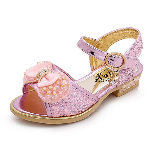 

Girls' Comfort / Children's Day PVC Sandals Little Kids(4-7ys) Pink / Gold Summer