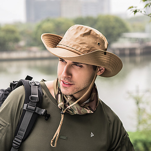 

Fishing Hat Fisherman Hat Hiking Hat Hat 1 PCS Portable Sunscreen UV Resistant Breathable Solid Color Polyester Autumn / Fall Spring Summer for Men's Women's Camping / Hiking Hunting Fishing Purple
