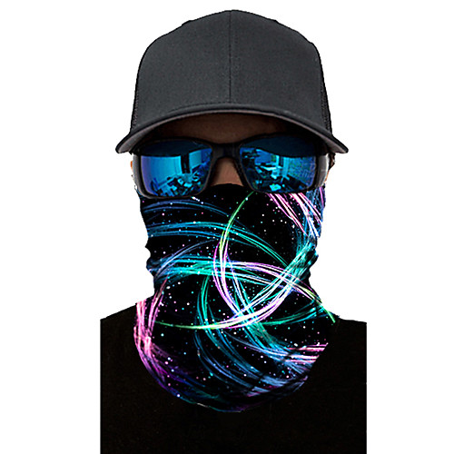

Neck Gaiter Pollution Protection Quick Dry Ultraviolet Resistant Rainbow Balaclavas Bandana for Adults' Road Cycling Hiking Cycling