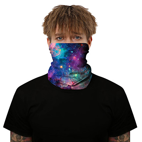 

Neck Gaiter Pollution Protection Quick Dry Ultraviolet Resistant Rainbow Balaclavas Bandana for Adults' Road Cycling Hiking Cycling