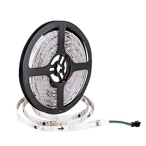 

5m Flexible LED Light Strips RGB Strip Lights 150 LEDs SMD5050 10mm 1pc Multi Color Waterproof Party Self-adhesive 12 V