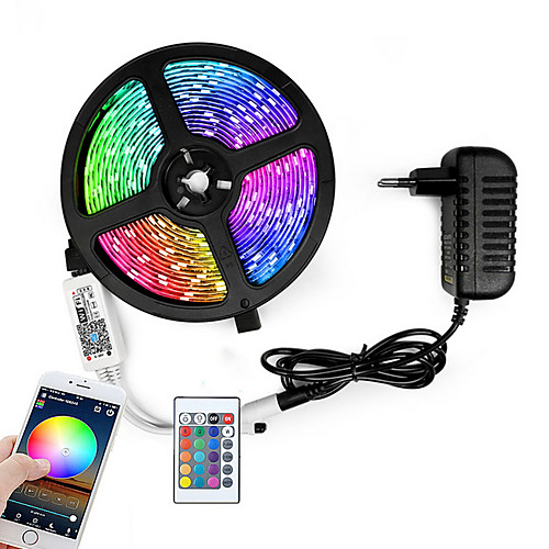 

5m Flexible LED Light Strips Flexible Tiktok Lights 150 LEDs SMD5050 Multi Color Decorative TV Background 12 V