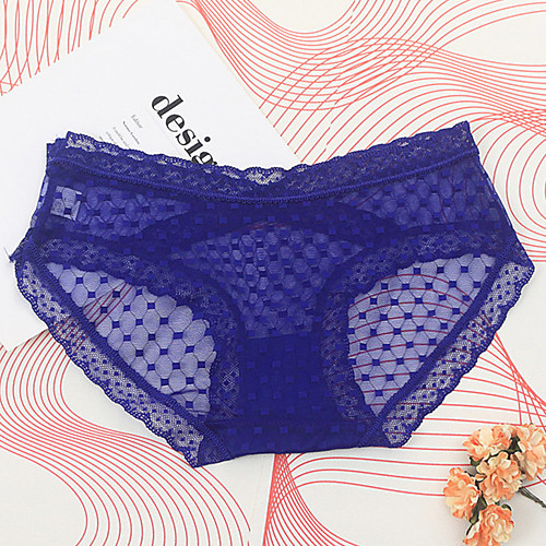 

Women's Cut Out / Bow Brief - Normal Low Waist Wine Fuchsia Red M L