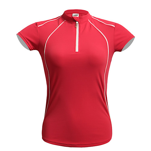 

Jaggad Women's Short Sleeve Cycling Jersey Rose Red Bike Jersey Top Mountain Bike MTB Road Bike Cycling Breathable Quick Dry Sweat-wicking Sports Clothing Apparel / Stretchy / Triathlon