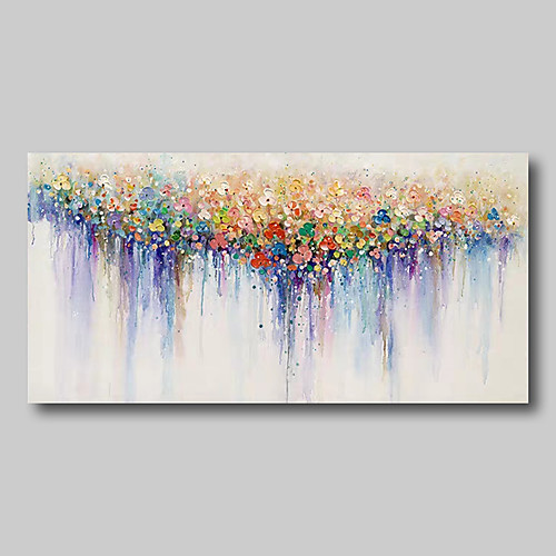 

Oil Painting Hand Painted - Abstract Abstract Landscape Comtemporary Modern Stretched Canvas