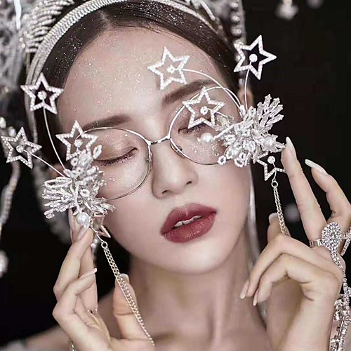 

Alloy Headdress with Faux Pearl 1 Piece Wedding Headpiece
