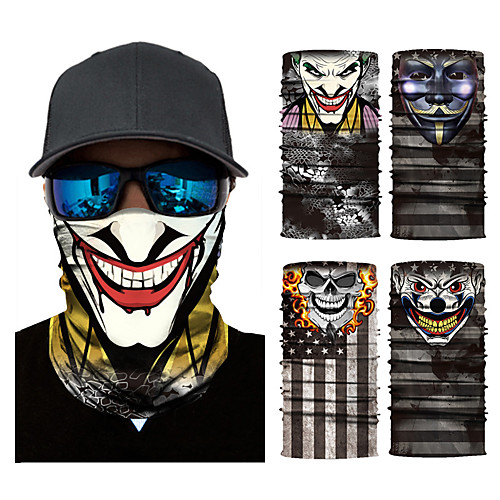 

Neck Gaiter Pollution Protection Quick Dry Ultraviolet Resistant Rainbow Balaclavas Bandana for Adults' Road Cycling Hiking Cycling