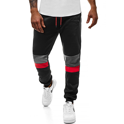 

Men's Basic Skinny Jogger Pants - Multi Color Drawstring Cotton Black Dark Gray Navy Blue US36 / UK36 / EU44 / US38 / UK38 / EU46 / US40 / UK40 / EU48