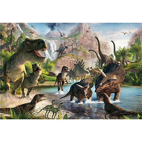 

1000 pcs Country Jigsaw Puzzle Decompression Toys Jumbo Wooden Oil Painting Adults' Children's Toy Gift