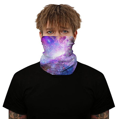 

Neck Gaiter Pollution Protection Quick Dry Ultraviolet Resistant Rainbow Balaclavas Bandana for Adults' Road Cycling Hiking Cycling