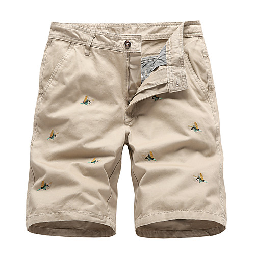 

Men's Hiking Shorts Hiking Cargo Shorts Solid Color Outdoor 10 Standard Fit Breathable Quick Dry Sweat-wicking Comfortable Shorts Bottoms Black Army Green Grey Khaki Dark Navy Camping / Hiking