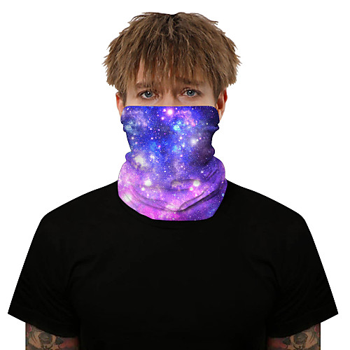 

Neck Gaiter Pollution Protection Quick Dry Ultraviolet Resistant Rainbow Balaclavas Bandana for Adults' Road Cycling Hiking Cycling