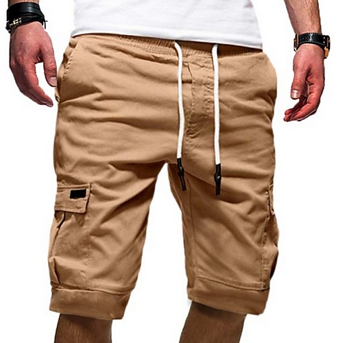 

Men's Basic Loose Shorts Pants - Solid Colored White Black Army Green US32 / UK32 / EU40 / US34 / UK34 / EU42