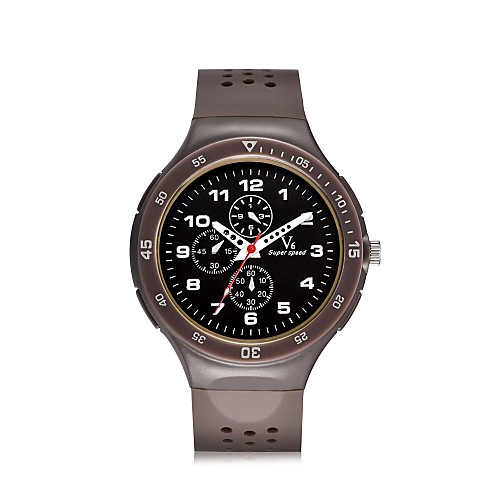 

Women's Quartz Watches Fashion Black Silicone Chinese Quartz Blue Brown Black Casual Watch 1 pc Analog One Year Battery Life