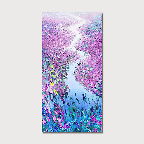 

Oil Painting Hand Painted Vertical Abstract Landscape Modern Stretched Canvas