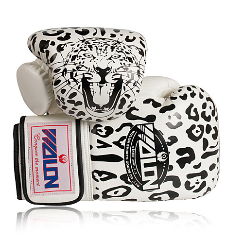 

Boxing Gloves For Martial Arts Muay Thai Kickboxing Durable Shock Absorption Breathable Shockproof PU Leather Adults Men's Women's - Red black White / Black Cream