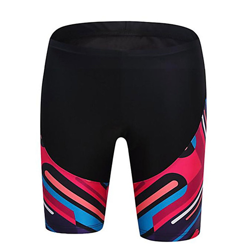 

21Grams Women's Cycling Shorts Spandex Bike Shorts Padded Shorts / Chamois Pants Quick Dry Breathable Sports Stripes Black / Red Mountain Bike MTB Road Bike Cycling Clothing Apparel Bike Wear
