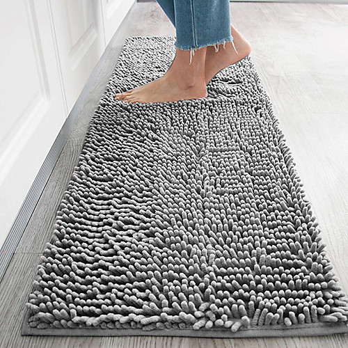 

4060CM Door Mat Home Anti Slip Portable Floor Mat Living Room Chenille Soft Water-Absorbing Foot Pad Comfortable Bathroom Kitchen