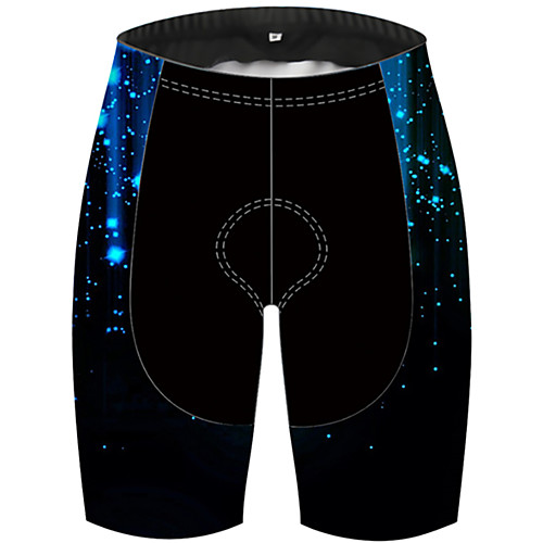 

21Grams Men's Cycling Shorts Bike Shorts Padded Shorts / Chamois Pants Breathable Quick Dry Ultraviolet Resistant Sports Galaxy Black / Blue Mountain Bike MTB Road Bike Cycling Clothing Apparel Bike