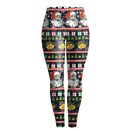 

Santa Suit Pants Women's Adults' Christmas Christmas Christmas Polyester / Lycra Spandex
