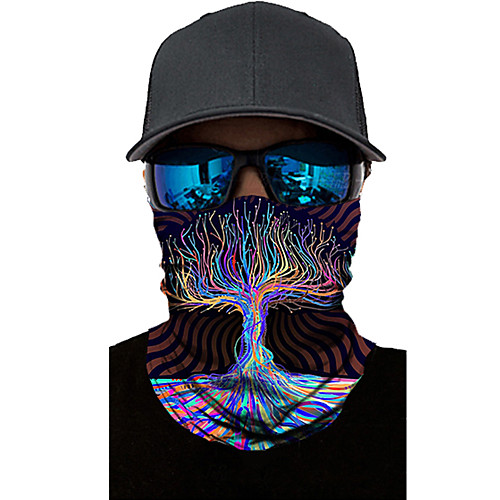 

Neck Gaiter Pollution Protection Quick Dry Ultraviolet Resistant Rainbow Balaclavas Bandana for Adults' Road Cycling Hiking Cycling