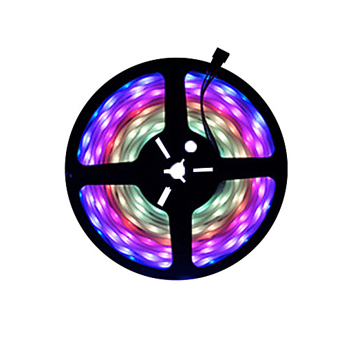 

5m Flexible LED Light Strips RGB Strip Lights 300 LEDs SMD5050 10mm 1pc Multi Color Party Self-adhesive Color Gradient 12 V