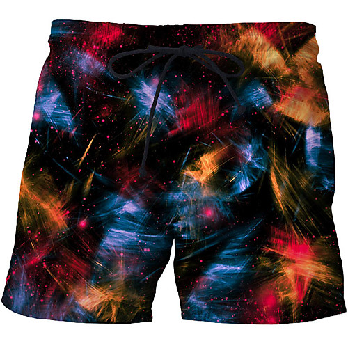 

Men's Basic Slim Chinos Shorts Pants - Multi Color 3D Print Rainbow US32 / UK32 / EU40 / US34 / UK34 / EU42 / US36 / UK36 / EU44 / Drawstring