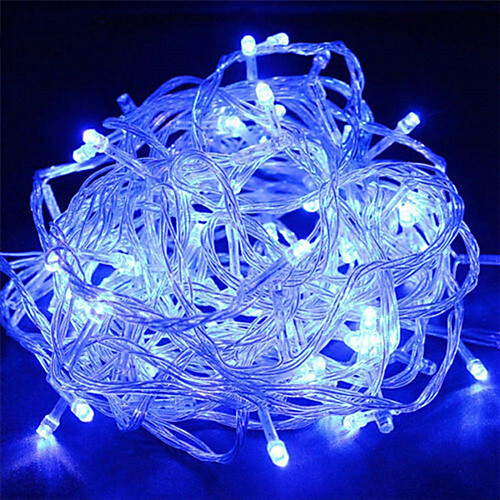 

KWB 30m String Lights 300 LEDs 1 set Warm White / White / Blue Christmas / New Year's Waterproof / Party / Decorative 220-240 V