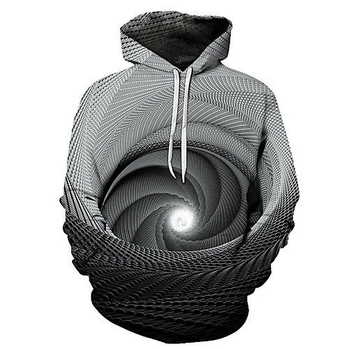 

Men's Hoodie 3D Cartoon Character Hooded 3D Print Casual Hoodies Sweatshirts Black
