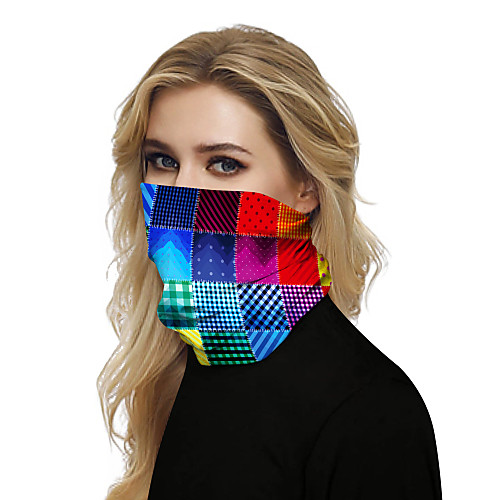 

Women's Bandana Balaclava Neck Gaiter Neck Tube UV Resistant Quick Dry Lightweight Materials Cycling Polyester for Men's Women's Adults / Pollution Protection / Floral Botanical Sunscreen / High Breat