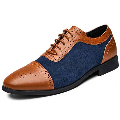 

Men's PU Fall / Spring & Summer Vintage / British Oxfords Golf Shoes Non-slipping Booties / Ankle Boots Yellow / Black / Dark Blue / Party & Evening