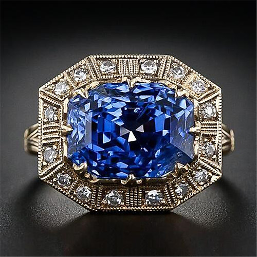 

Women's Ring 1pc Gold Copper Round Stylish Gift Festival Jewelry Classic Flower