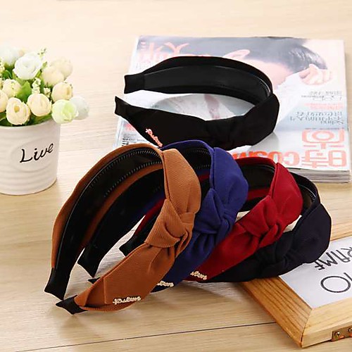 

Double Layer Cloth Hair Accessory with Flower 1 Piece Casual / Daily Wear Headpiece