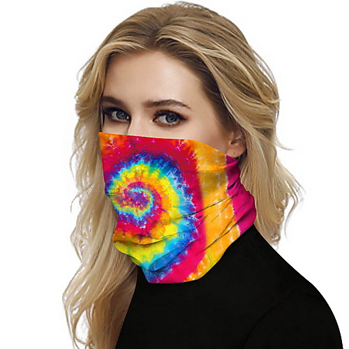 

Women's Bandana Balaclava Neck Gaiter Neck Tube UV Resistant Quick Dry Lightweight Materials Cycling Polyester for Men's Women's Adults / Pollution Protection / Floral Botanical Sunscreen / High Breat